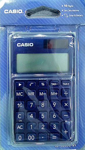 Picture of Pocket Calculator SL-1000SC-NY Navy Casio