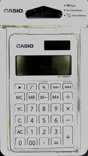 Picture of Pocket Calculator SL-1000SC-WE White Casio