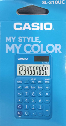 Picture of Pocket Calculator SL-310UC-BU Blue Casio