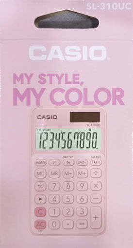 Picture of Pocket Calculator SL-310UC-PK Pink Casio