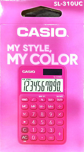 Picture of Pocket Calculator SL-310UC-RD Fuschia Casio