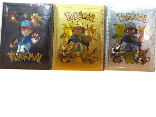 Picture of Cards Assorted Colors Metallic Pokemon