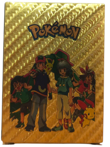 Picture of Cards (Set Of 55) Gold Metallic Pokemon