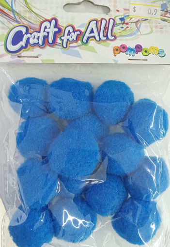 Picture of Pompoms 15Pcs Dark blue Craft for all