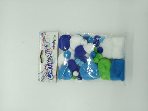 Picture of Pompoms Assorted Colors Craft for all