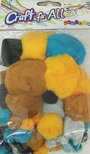 Picture of Pompoms Assorted Colors Craft for all