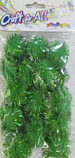 Picture of Pompoms Green 15pcs