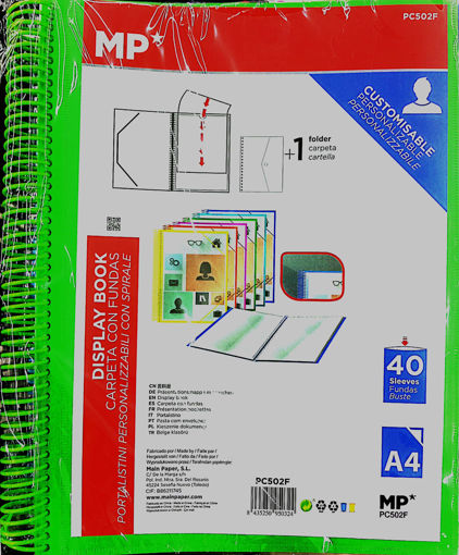 Picture of Clear Book A4 40pockets MP