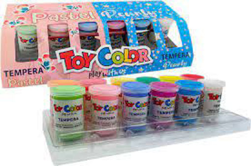 Picture of Poster Paint 12colors Pearly Pastel Toycolor