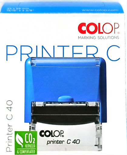 Picture of Printer Compact 23X59mm Blue Colop