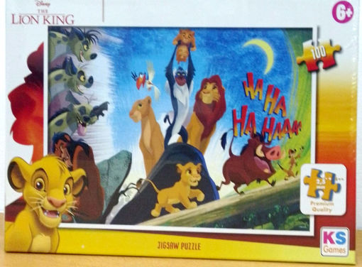 Picture of Puzzle 34x48 100pcs Lion King KS games