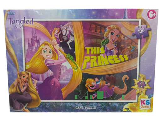 Picture of Puzzle 34x48 100pcs Tangled KS games