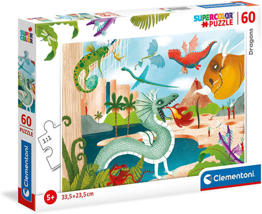 Picture of Puzzle Age 5 + 60pcs Clementoni, Dragon