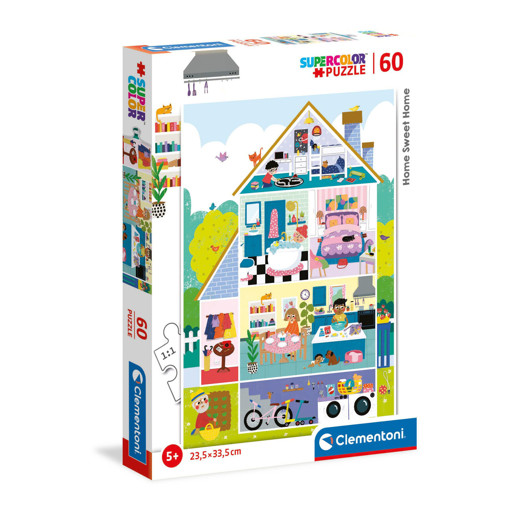 Picture of Puzzle Age 5 + 60pcs Clementoni, Sweet Home