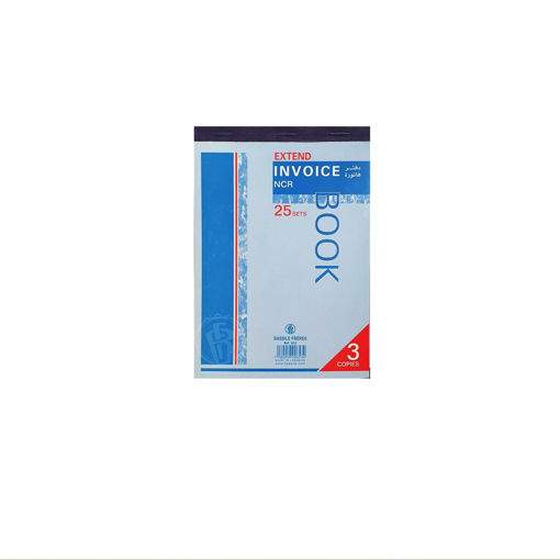 Picture of Invoice Book B6 25sh 3 Copies Extend
