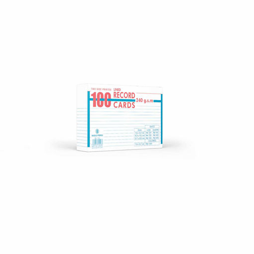 Picture of Record Cards 12.7x20.3cm 240gr Lined Bassile