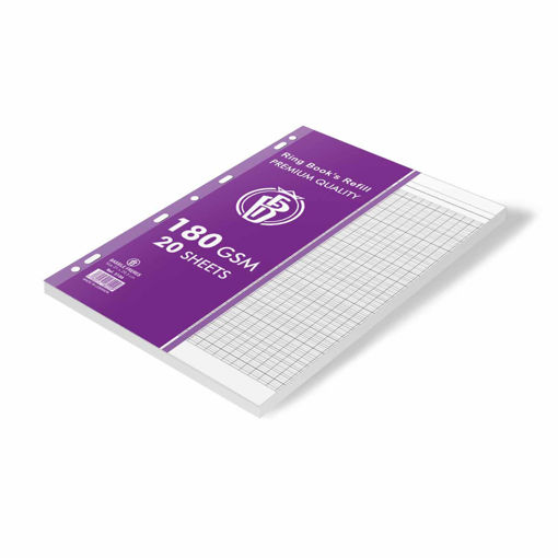Picture of Refil Paper A4 (Set of 20) White 180gr Seyes Bassi