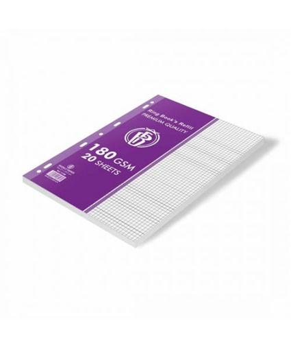 Picture of Refill Paper A4 20 Sheets 180gr Quadrilled Bassile