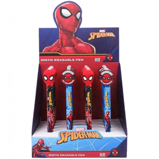 Picture of Retractable Erasable Pen Blue Spiderman