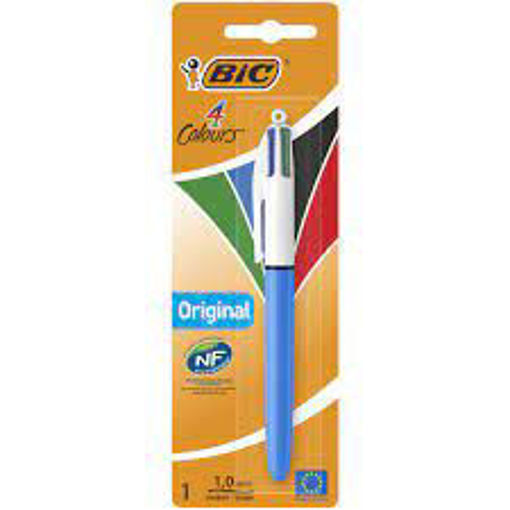 Picture of Retractable Pen 4 Colors 1mm Bic Cristal