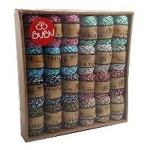 Picture of Ribbon 10m Assorted Cloth Bubu