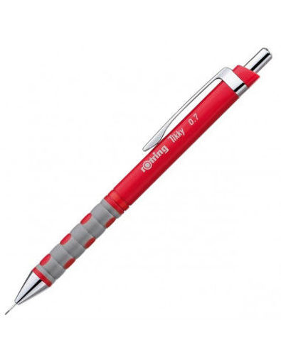 Picture of Rotring Tikky Mechanical Pencil Red 0.7mm