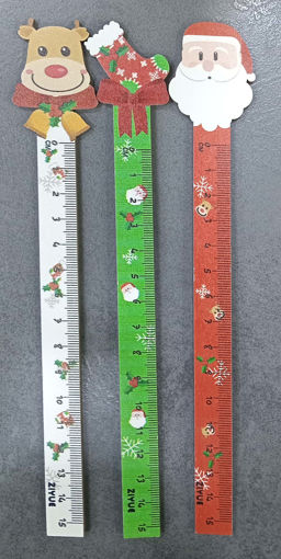 Picture of Ruler wood 15cm Assorted Colors