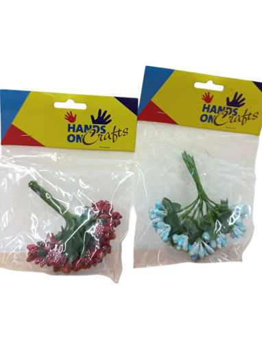 Picture of Plastic 6colors Flower Hand Craft