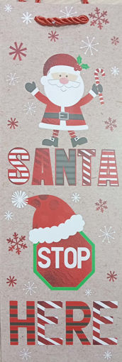 Picture of Sac cadeau noel bouteille