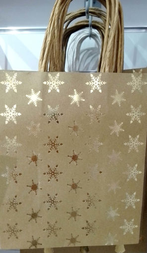 Picture of Sac cadeau noel kraft  18*21 24bs406