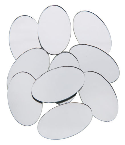 Picture of Mirrors 120x150mm 5pcs Oval Craft for all