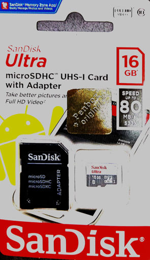 Picture of Card  Sandisk,SDSQUNS-016G 80 MB/S