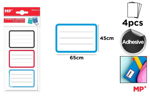 Picture of Book labels 45x65mm 3colors Adhesive MP