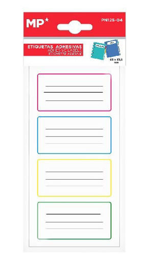 Picture of Book labels 65X32mm Pastel Adhesive MP