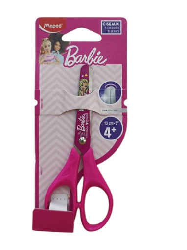 Picture of Scissor For Kids Metal 13cm Barbie Maped