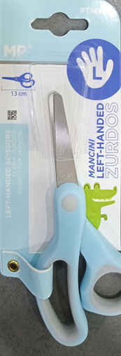 Picture of Scissor For Kids Metal 13cm Light Blue Left Handed