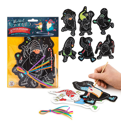 Picture of Scratch Paper +Drawing To Color Trendhaus