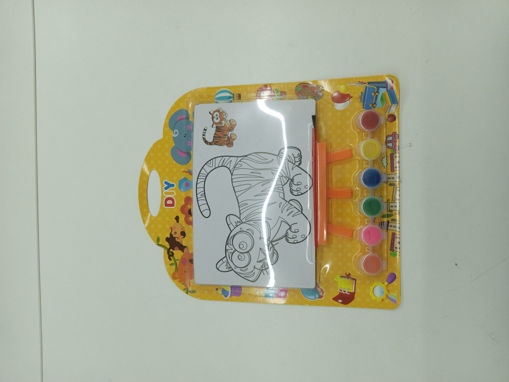 Picture of Set 6papiers a colorier+peinture+pinceau 23BS451