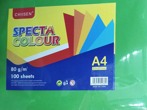 Picture of Set of Plain Paper A4 100 Sheets Dark Colors 80gr