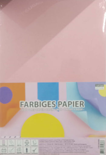 Picture of Set of Plain Paper A4 250 Sheets Pink 80gr Tip Top