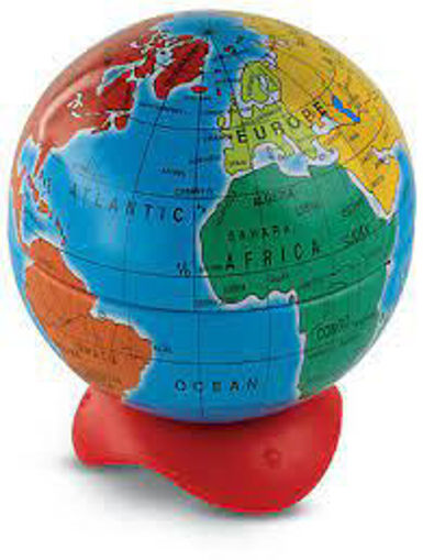 Picture of Sharpener With Barrel Globe Maped