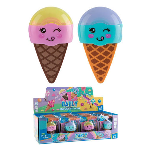 Picture of Sharpener Fantasy with Eraser ; Icecream