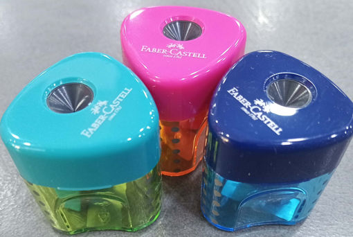 Picture of Sharpener With Barrel Assorted Colors Faber-Castel