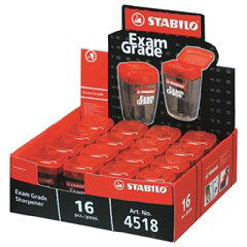 Picture of Sharpener With Barrel Red Stabilo,Exam Grade