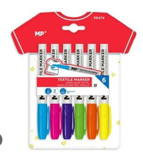 Picture of Shirt Marker Pens 6colors 2mm MP