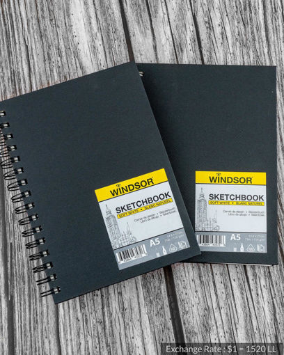 Picture of Sketch book A5 80 Sheets 110gr Spiral Windsor