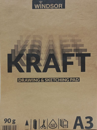 Picture of Sketch book A3 40 Sheets 90gr Kraft Windsor
