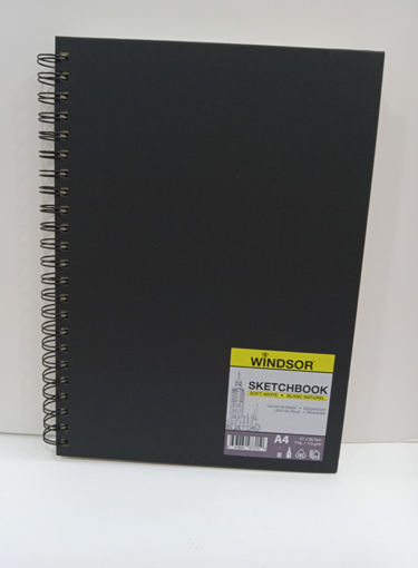 Picture of Sketch book A4 80 Sheets White 110gr Spiral Windso