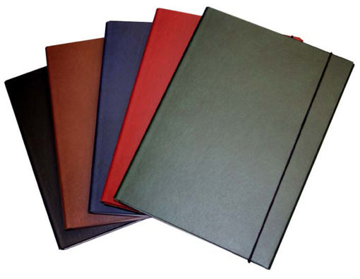 Picture of Skyfile Elastic File 4cm Beige Card board
