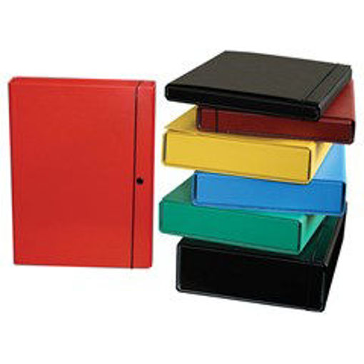 Picture of Skyfile Elastic File 9cm Black Card board
